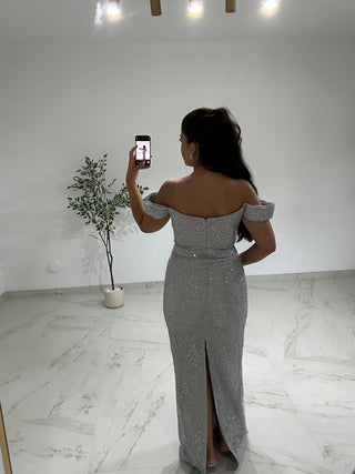 Tuana Dress silver