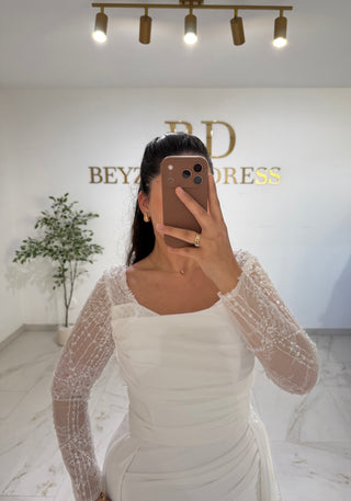 Nayla dress white