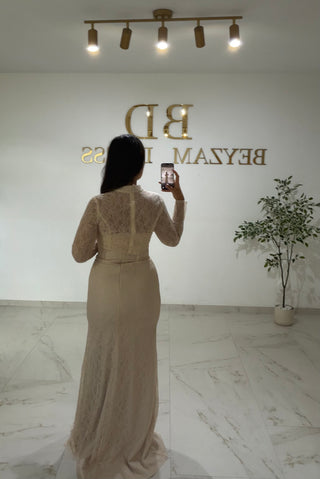 Mira dress beige