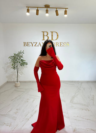 Zümra Dress red