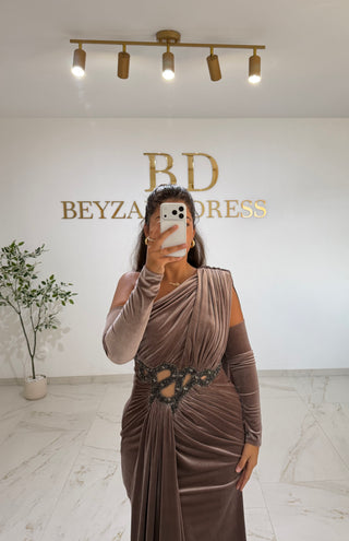 Nevin dress Brown