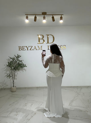 Firuze dress white