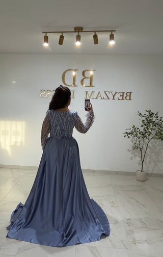 Yelda dress Indigoblau