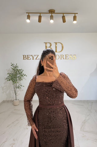 Princess dress brown