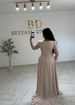 Menisa dress beige