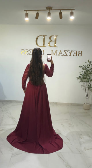 Nayla dress bordo