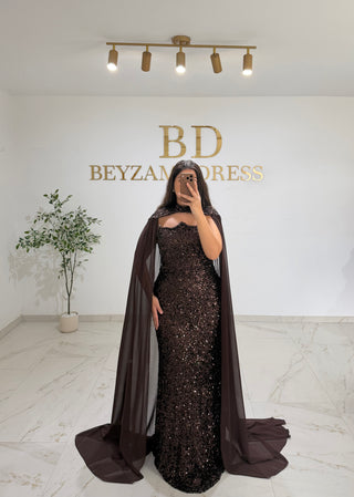 Lariya Dress brown