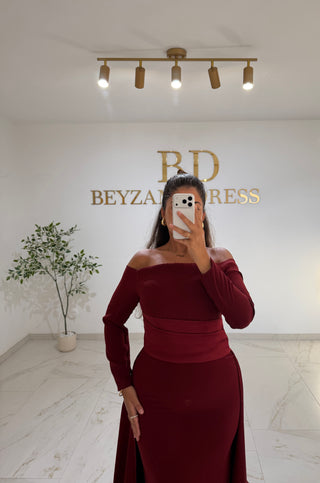 Asil dress bordo