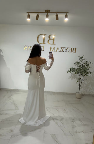 Selen dress white