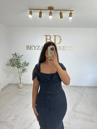 Duru dress darkblue