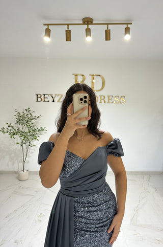 Sinem Dress Indigo blue