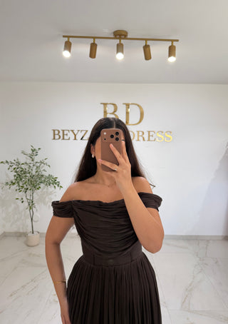 Meral dress Brown