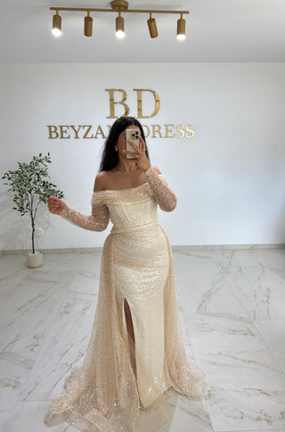 Merla dress Creme/beige