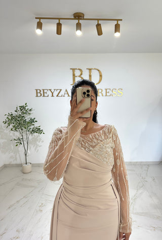 Selin dress beige