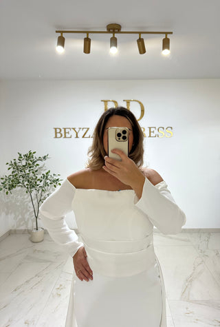 Asil dress White PLUS SIZES