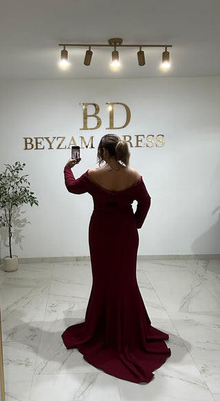 Lema dress bordo PLUS SIZES