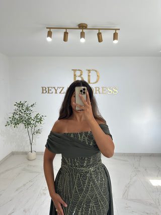 Liora dress Khaki