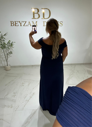 Hale dress darkblue Plus Sizes