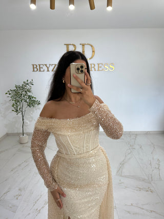 Merla dress Creme/beige