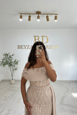 Liora dress beige