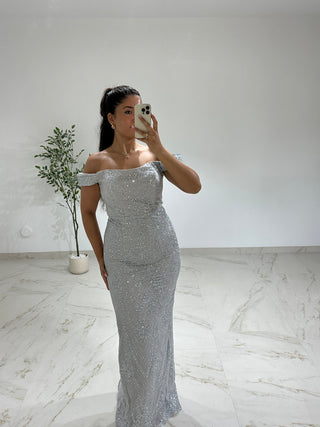 Tuana Dress silver