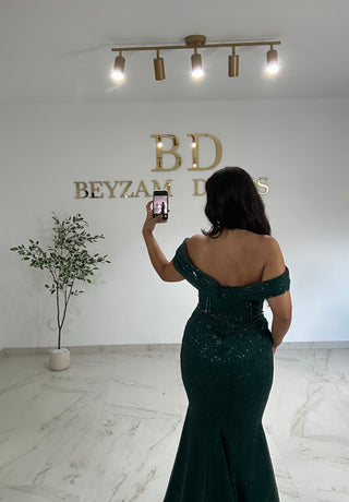 Duru Dress Green