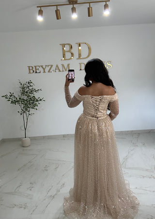 Merla Dress beige