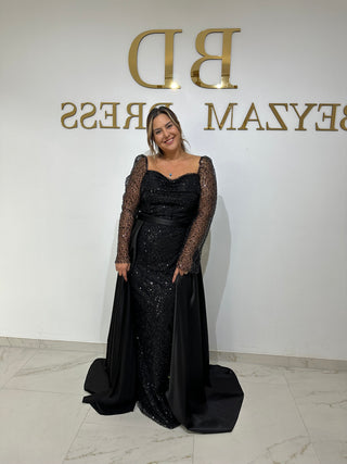 Princess dress black PLUS SIZES