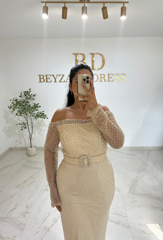 Nevra dress beige