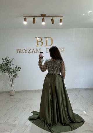 Yelda dress khaki