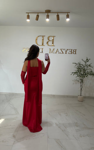 Ela dress red