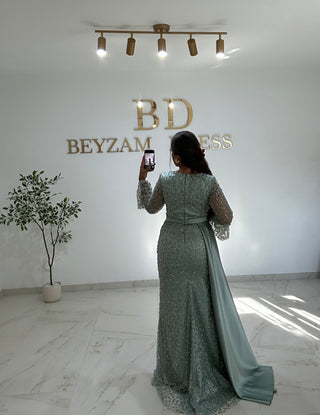 Hande dress mint