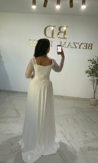 Nayla dress white