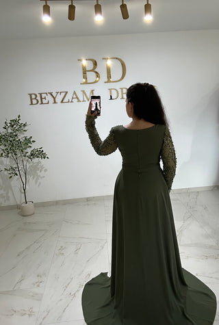 Bahar dress khaki
