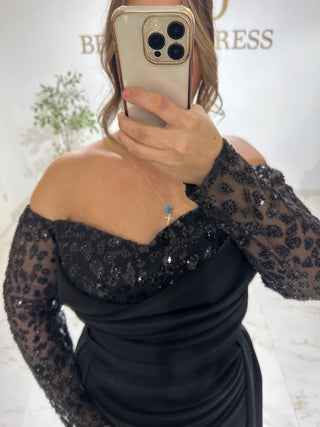 Elmina dress black PLUS SIZES