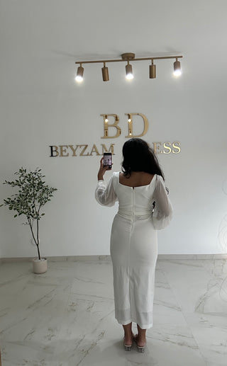 Iclal Dress white