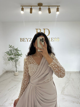Zara dress beige
