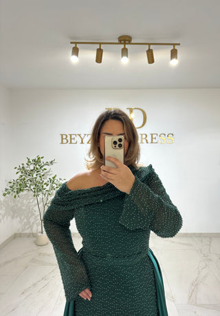 Neval dress Green PLUS SIZES