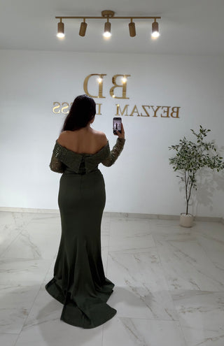 Betül dress khaki