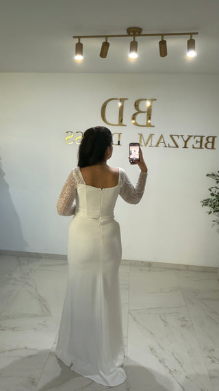 Nayla dress white