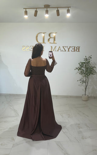 Princess dress brown