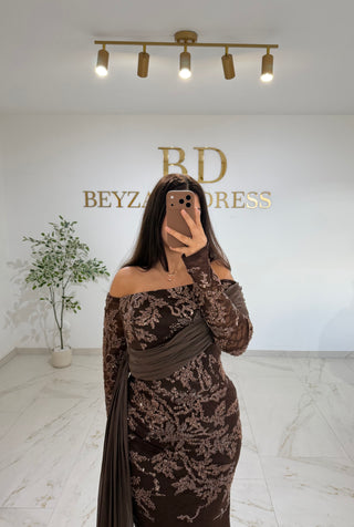 Reyhan dress Brown