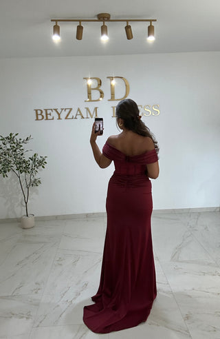 Sıla dress bordo