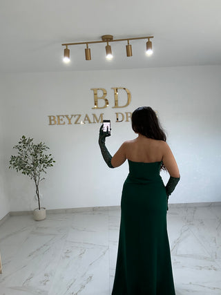 Sude Dress green