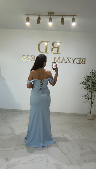 Asel dress babyblue