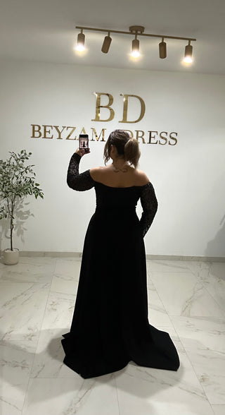 Elmina dress black PLUS SIZES