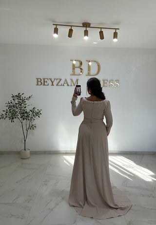 Melike dress beige