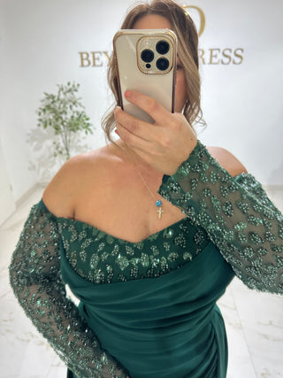 Elmina Dress Green PLUS SIZES